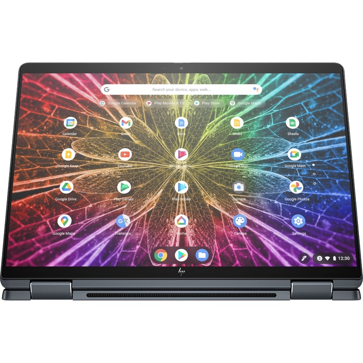 Лаптоп HP Elite Dragonfly Chromebook Intel Core i7-1265U 13.5inch 32GB 512GB Chrome OS (EU) с Intel Core i7-1265U (1.3/4.8GHz, 12M), 32 GB, 512GB M.2 NVMe SSD, Intel Iris Xe Graphics, Chrome OS, Тъмносин
