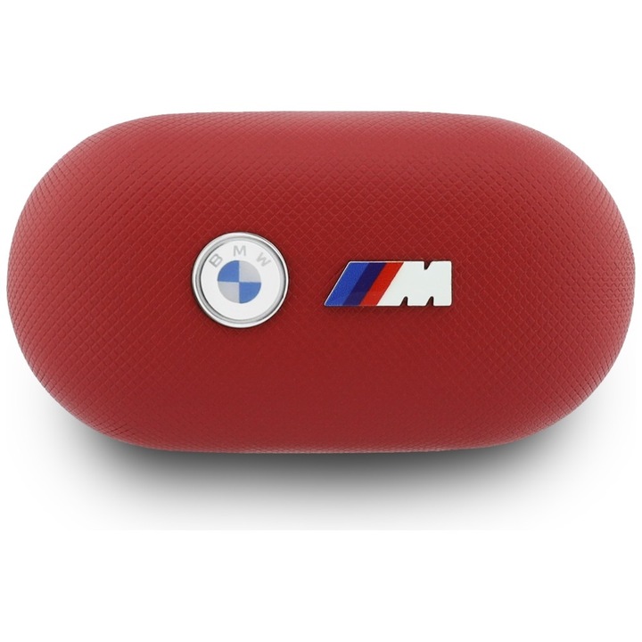 Casti wireless TWS BMW, Bluetooth 5.3, IPX5, Rosu, Autonomie 30h