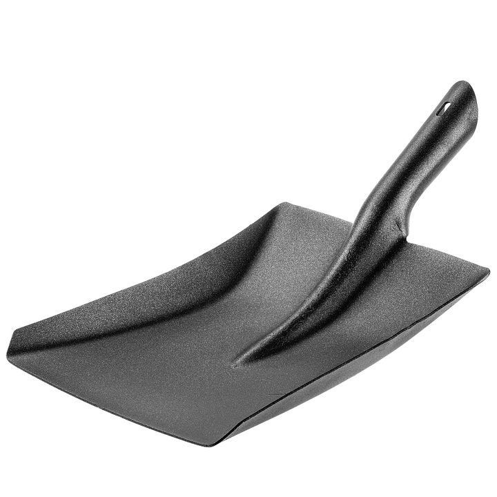 Kerti lapát, 24 cm, szénacél, fekete, nyél nélkül
