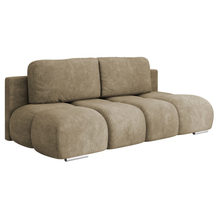 Canapea extensibila Caltan, MIRJAN 24, gri inchis, 195x195x89 cm