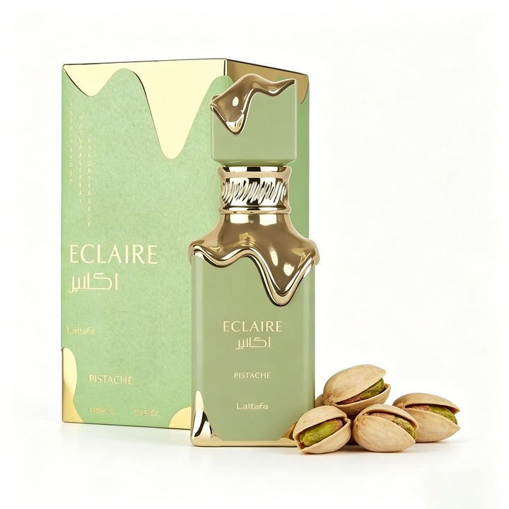 Lattafa Eclaire Pistache Eau de Parfum, allergénmentes, 100ml