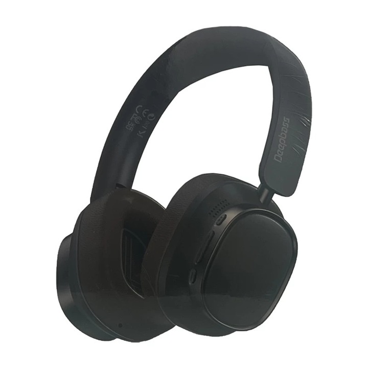Безжични слушалки DeepBass R29, On the ear, Bluetooth 6.0, черни
