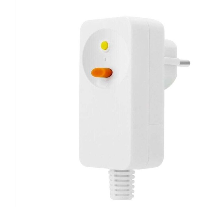 Conector RCD portabil, 10mA, 16A, 250V, alb