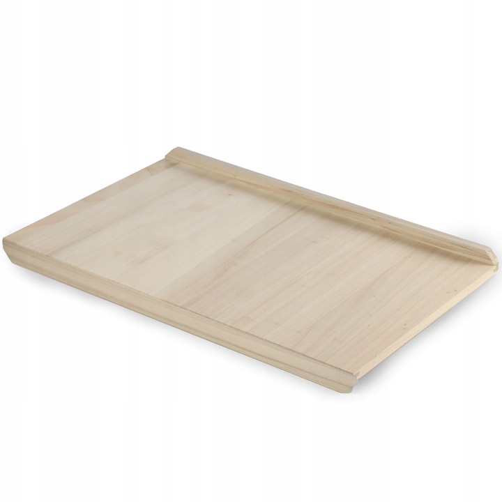 Plansetă din lemn de plop, 60x40cm, antiderapantă, margini înălțate