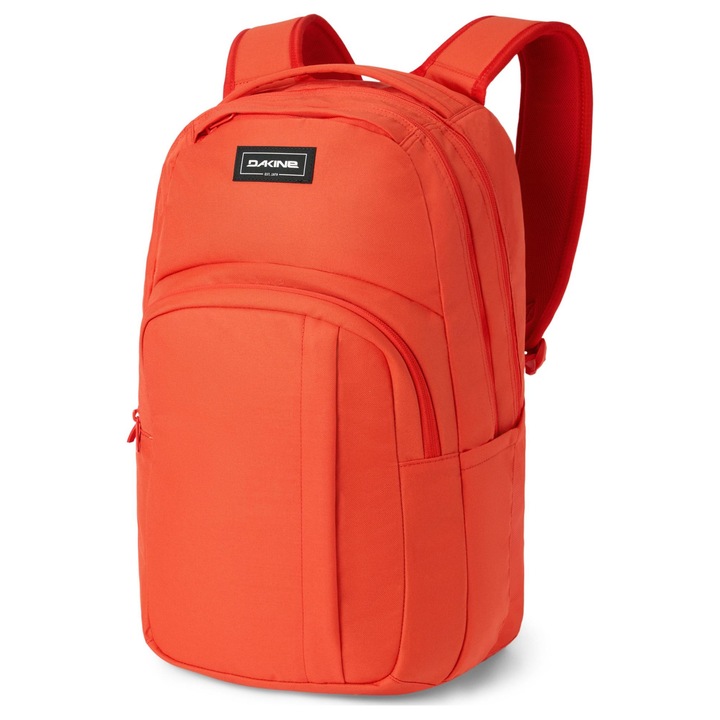 Rucsac Dakine Campus L 33L, roșu, compartiment pentru laptop, buzunar izolat pentru gustări
