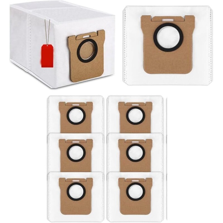 Set de 8 saci de praf pentru aspirator, accesorii aspirator, filtrare eficienta, material de calitate, multicolor
