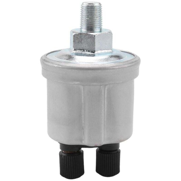 Nyomásérzékelő 0-10 bar 1/8 NPT, fém, 80mm hosszúság, ezüst
