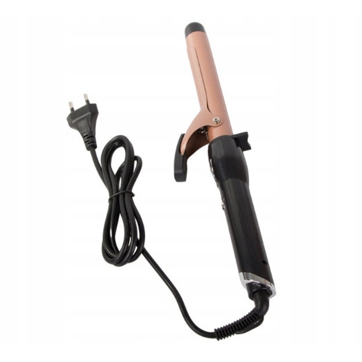 Vedor hajsütővas, kerámia, 180C/210C, fekete-arany, 35cm