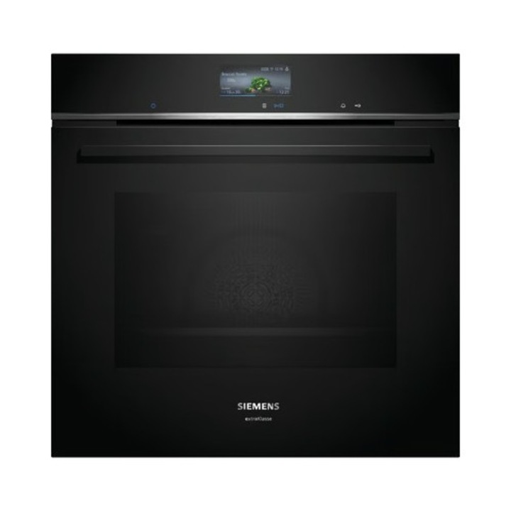 Cuptor incorporabil Siemens HB776GMB1F iQ700, 13 moduri de incalzire, aer cald 4D, activeClean®, cookControl Pro
