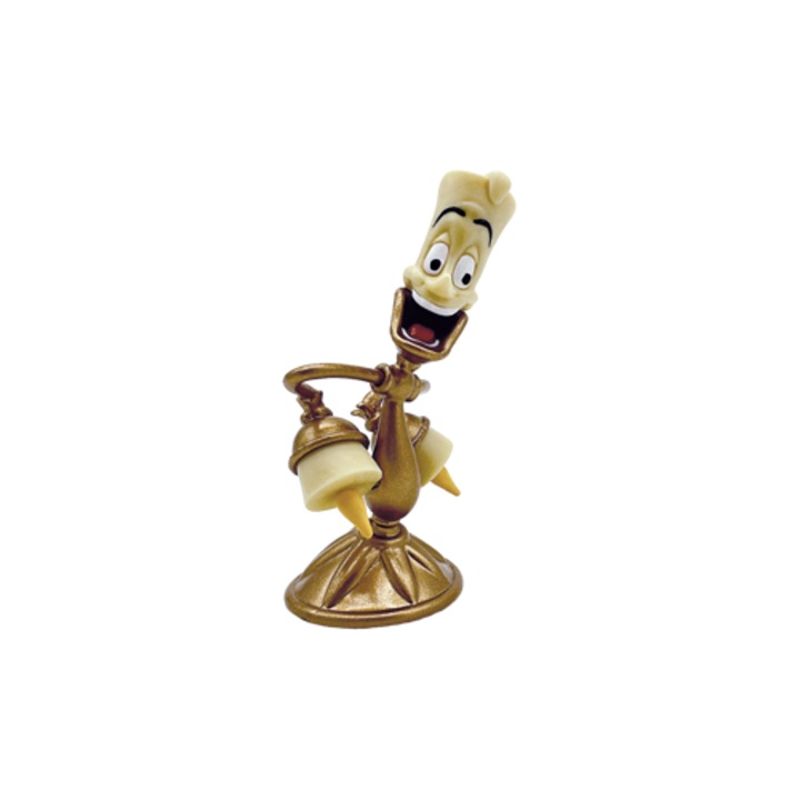 Figurina Lumiere, Frumoasa si Bestia, 6, 5x3, 1x2, 8 cm, plastic