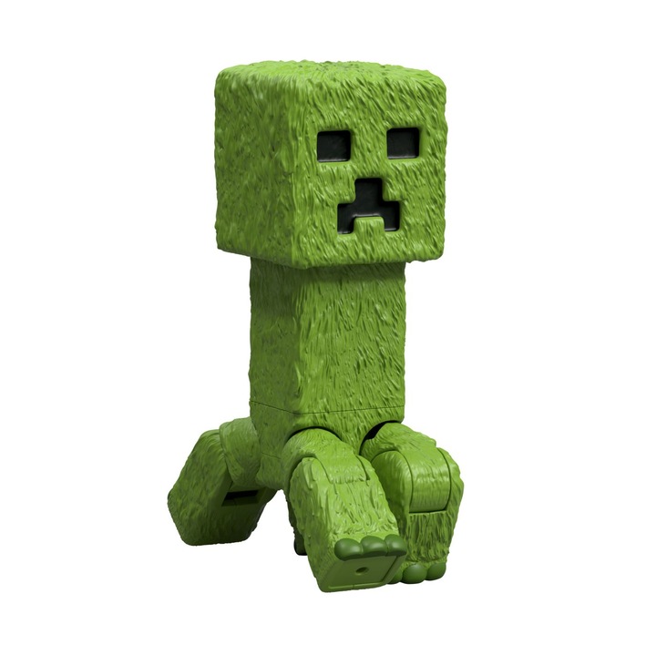 Set figurine Minecraft Creeper cu accesorii, 25x15cm