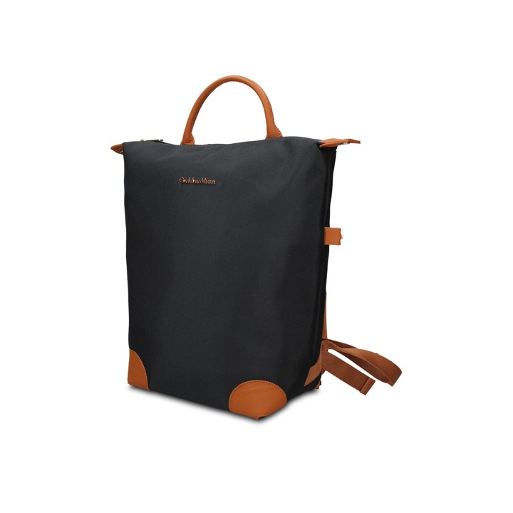 GianMarco VENTURI, Rucsac unisex cu un compartiment pentru laptop Elora, Negru