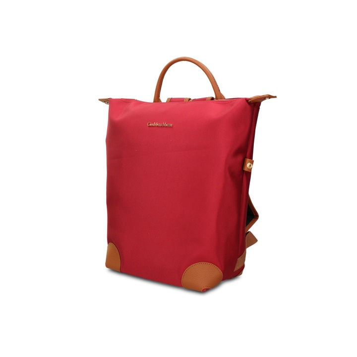GianMarco, Rucsac unisex cu maner Novara Elite, Rosu
