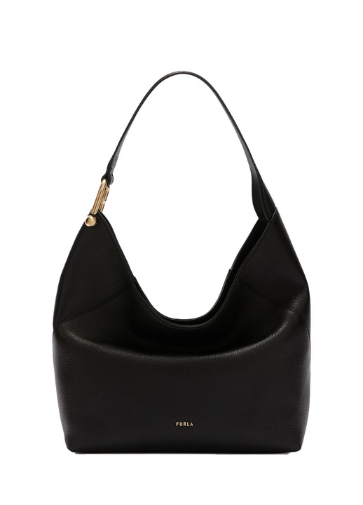 Furla, Geanta hobo din piele Novara Nova, Negru