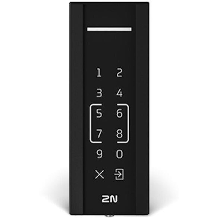 2N beléptető, érintőképernyős/RFID egység, fehér, kompakt méretek