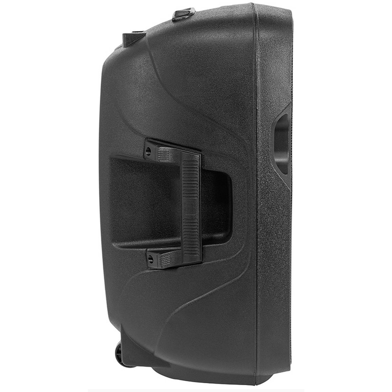 Set boxe BoomTone DJ 2x12" activ + pasiv, 500W, USB/SD/BT, cu 2 stative, 580x378x295mm