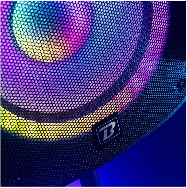 Set boxe BoomTone DJ 2x12" activ + pasiv, 500W, USB/SD/BT, cu 2 stative, 580x378x295mm
