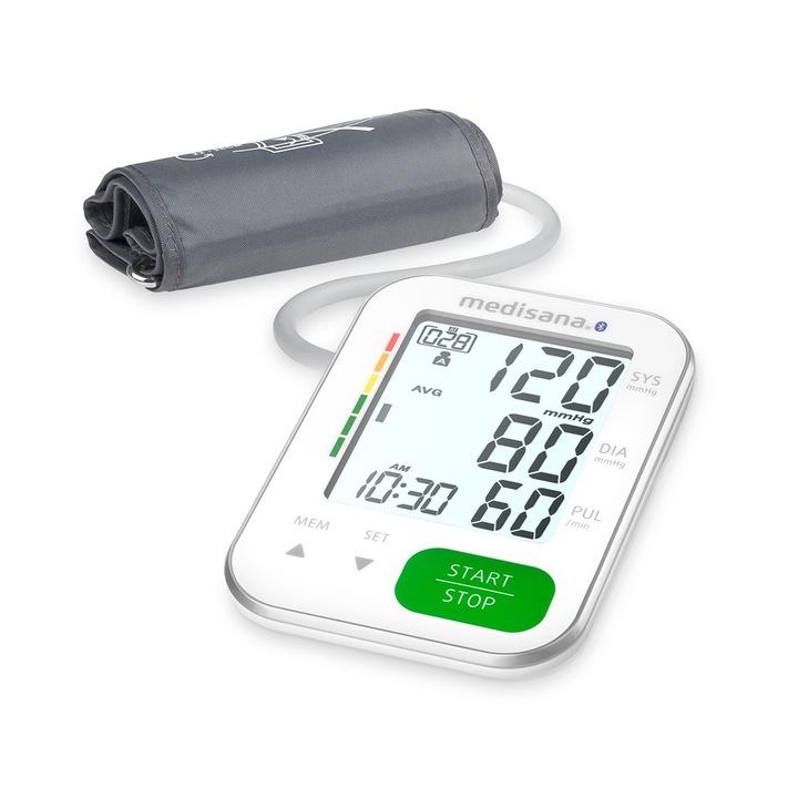 Tensiometru electronic Medisana BU 572 pentru brate, alb