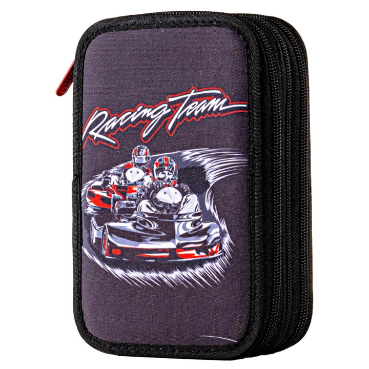 Penar echipat Daco 3 fermoare - Motiv Circuit Kart PE3041E