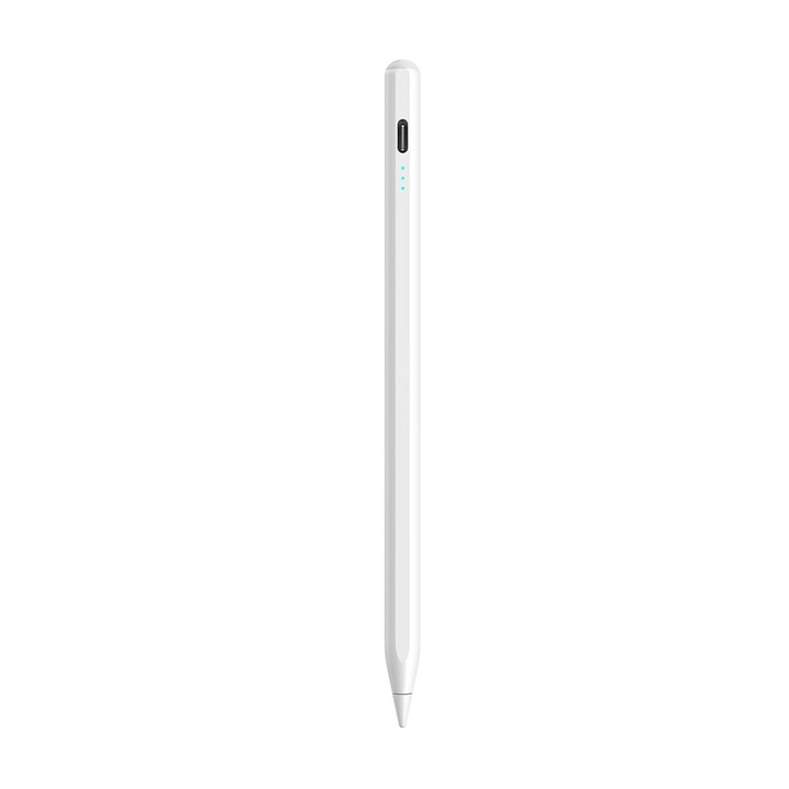 Stylus Pen Joyroom JR-X9S Pro, prindere magnetică, 2 vârfuri de rezervă, alb