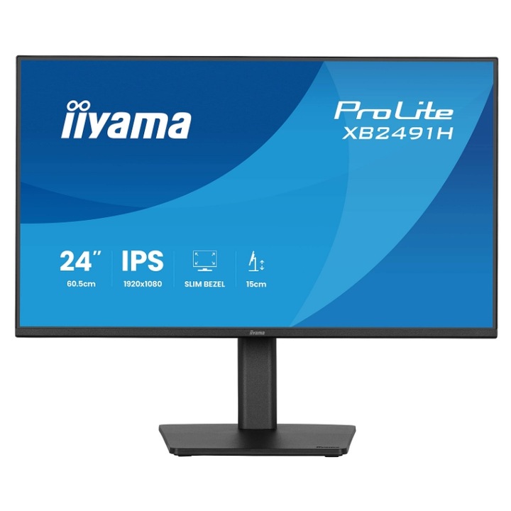 Iiyama ProLite 23.8" LED monitor, Full HD 1920x1080, 120 Hz, fekete