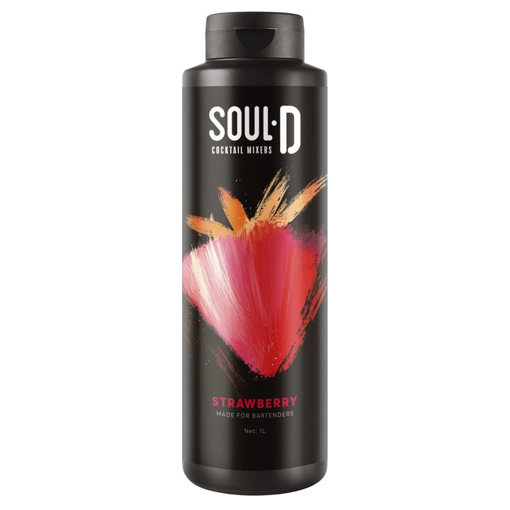 Mixer pentru cocktailuri Essenza SoulD Capsuni, 1L, gust dulce, fresh