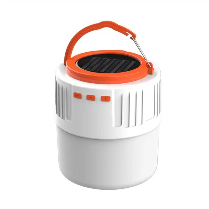 Соларна лампа Tea Sports, 42 LED, USB презареждаема, за къмпинг, вътрешна/външна употреба, 10м обхват