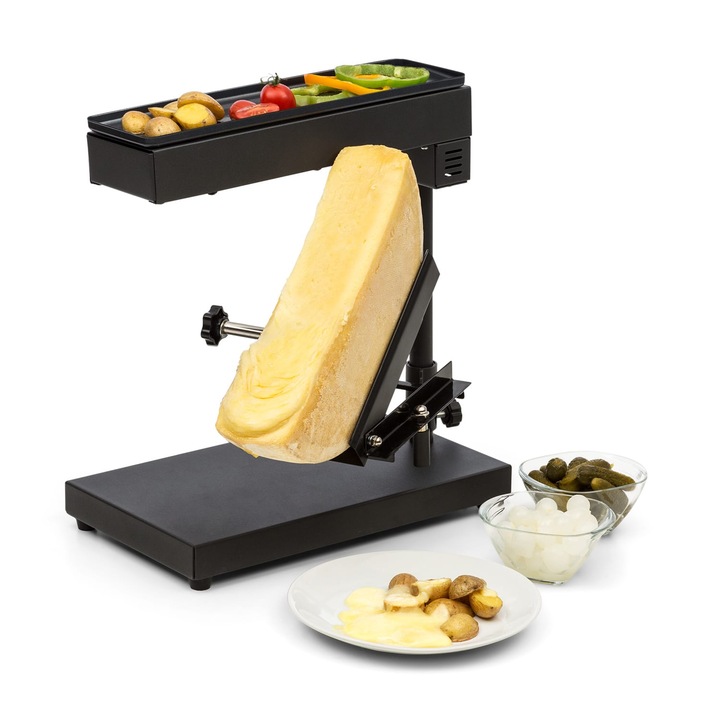 Klarstein, Appenzell Peak, Gratar Cu Racleta, 1000 W, Termostat, Negru