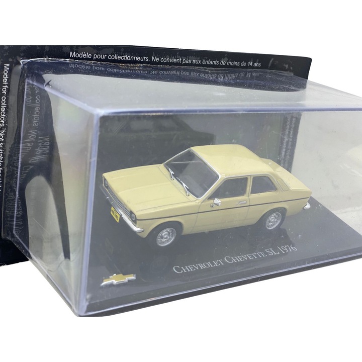Fém modell 1976 Chevrolet Chevette SL, bézs-sárga 1/43