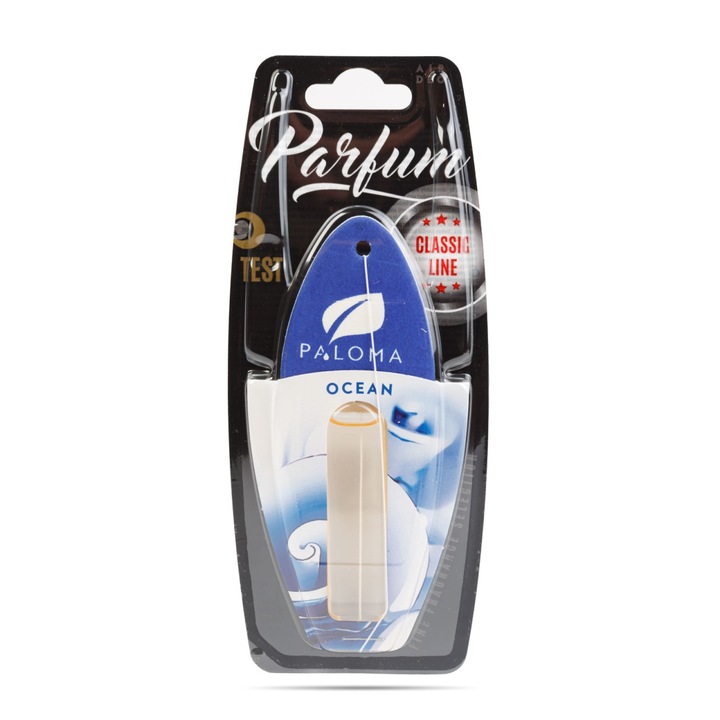 Odorizant auto Paloma Parfum Ocean 5ml, compact, proaspăt, blister