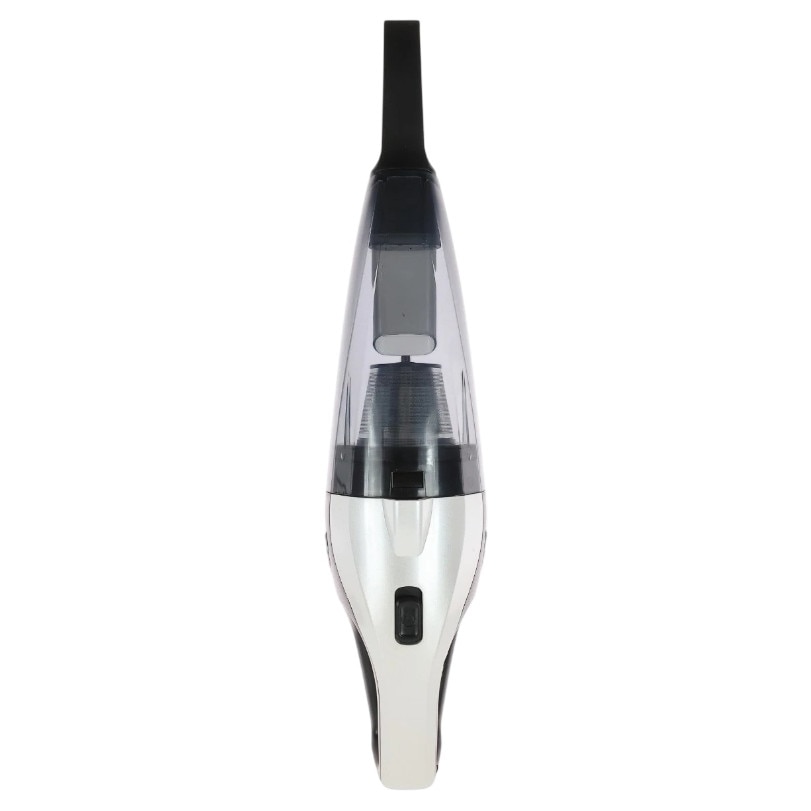 Aspirator de mână cu acumulator, 150 W, capacitate 450 ml, filtrare HEPA, 37x10x11 cm, alb/negru