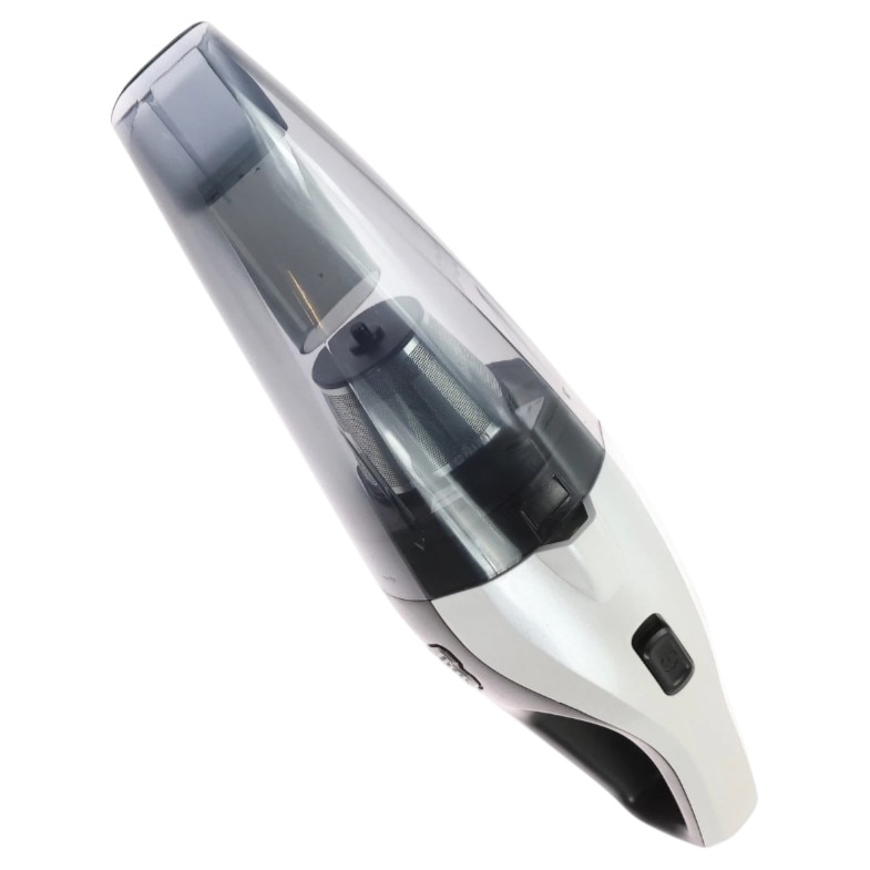 Aspirator de mână cu acumulator, 150 W, capacitate 450 ml, filtrare HEPA, 37x10x11 cm, alb/negru
