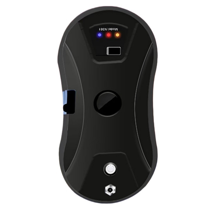 Aspirator robot ORBER, curățare pe ambele fețe, pulverizare 30 ml, negru, 30x15x17.5 cm