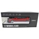 Mitsubishi Lancer Evo 9 piros modell 1:24 fém replika fényekkel és hangokkal, nyitható ajtók, motorháztető és csomagtartó