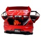 Mitsubishi Lancer Evo 9 piros modell 1:24 fém replika fényekkel és hangokkal, nyitható ajtók, motorháztető és csomagtartó