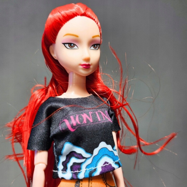 Set de 3 figurine K-POP Demon Hunters, Rumi, Mira, Zoey, 30 cm, multicolor