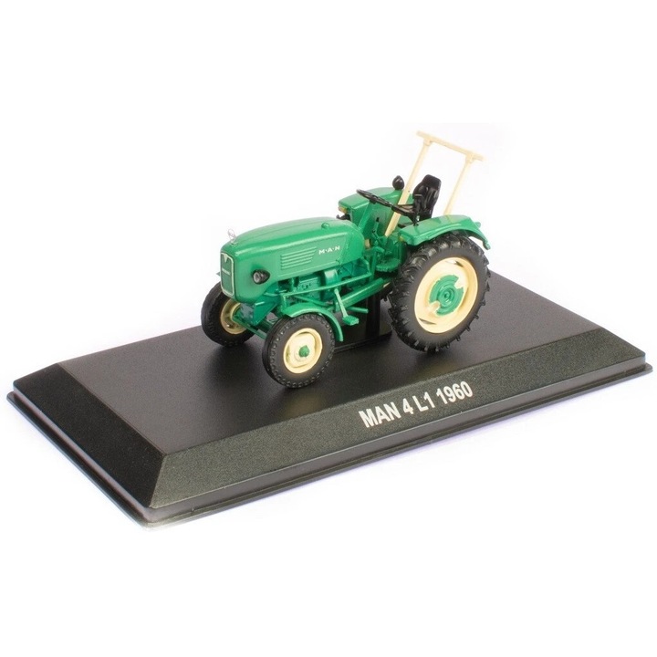 Macheta Tractor MAN 4 L1 1960 1:43 replica metal verde