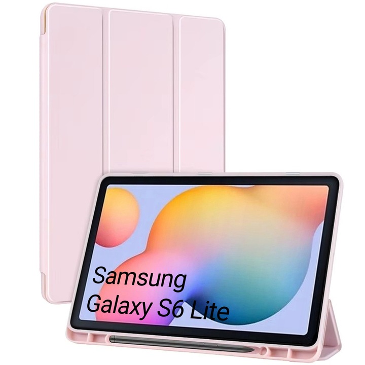 Tabletok tok, Smart Case, Samsung Galaxy Tab S6 Lite 2022/2024, rózsaszín, 10.4"