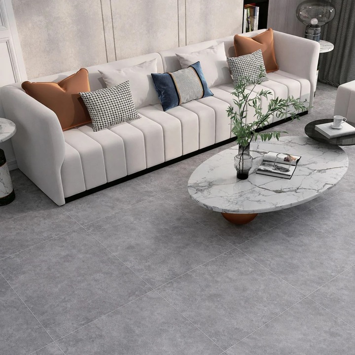 Szürke PVC padlómatrica 60x60x0,15cm - 4db