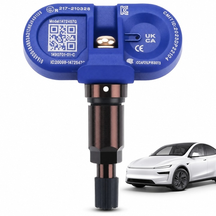 Senzor presiune roti, Chucai, Tesla BLE Bluetooth TPMS, Inlocuieste 1490701-01-B/C/D, Compatibil Model 3 Y S X 2021-2023, Instalare automabila fara programare