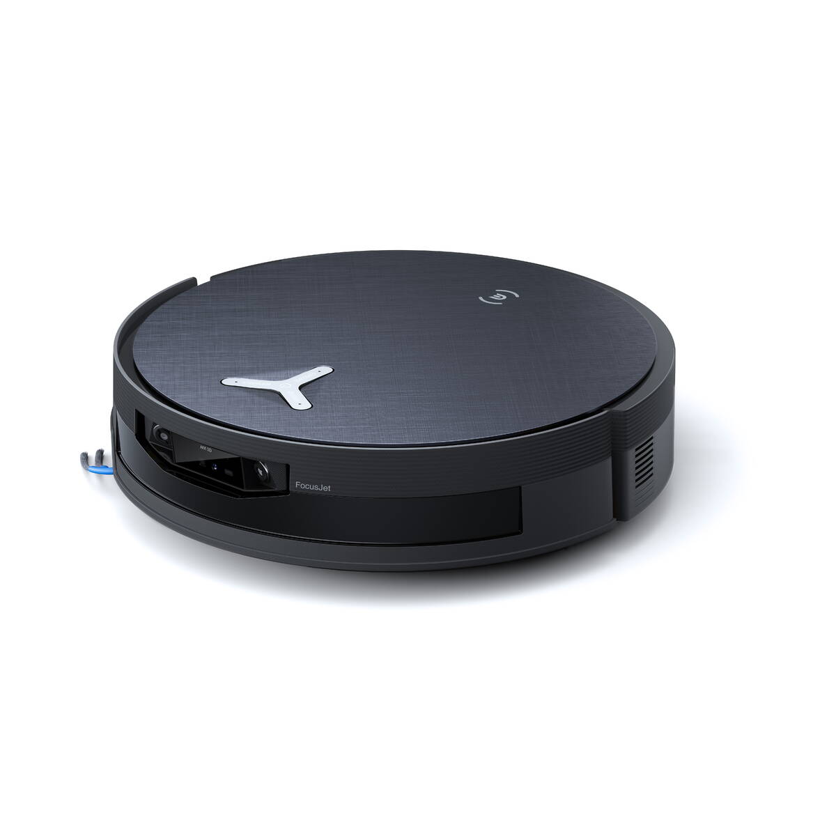 Aspirator Robot Ecovacs DEEBOT X12 OMNICYCLONE 22000Pa TruEdge 3.0 FocusJet OZMO Roller 3.0 Negru