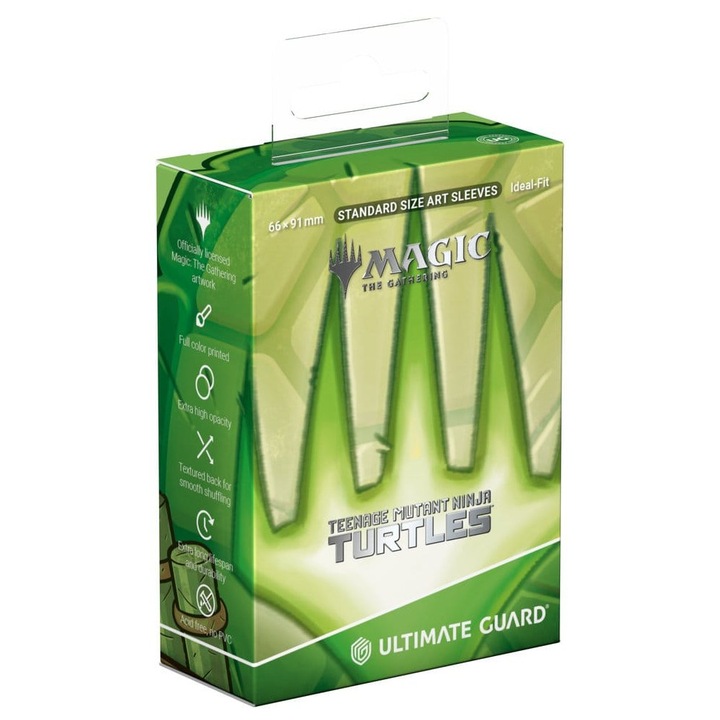 Kártyavédő fólia, Ultimate Guard, Teenage Mutant Ninja Turtles, többszínű, 50 darabos szett