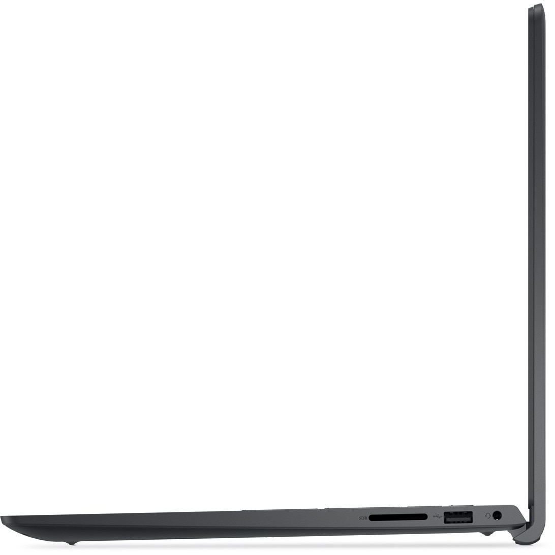 Laptop DELL, 15.6" Full HD, AMD Ryzen™ 5 7520U pana la 4.3 GHz, 8 GB RAM LPDDR5, 512 GB SSD, AMD Radeon, Windows 11 Pro, Carbon Black 512 GB