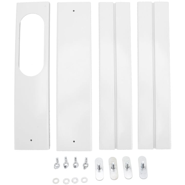 Ablaktömítés hordozható légkondicionálóhoz, PVC, 43-140 cm, 10 cm, 4 terelőelem készlet