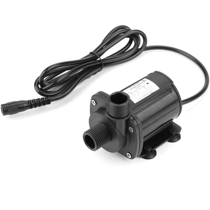 24V-os kefe nélküli mini hidraulikus búvárszivattyú, 2000L/h, 5m, 20mm