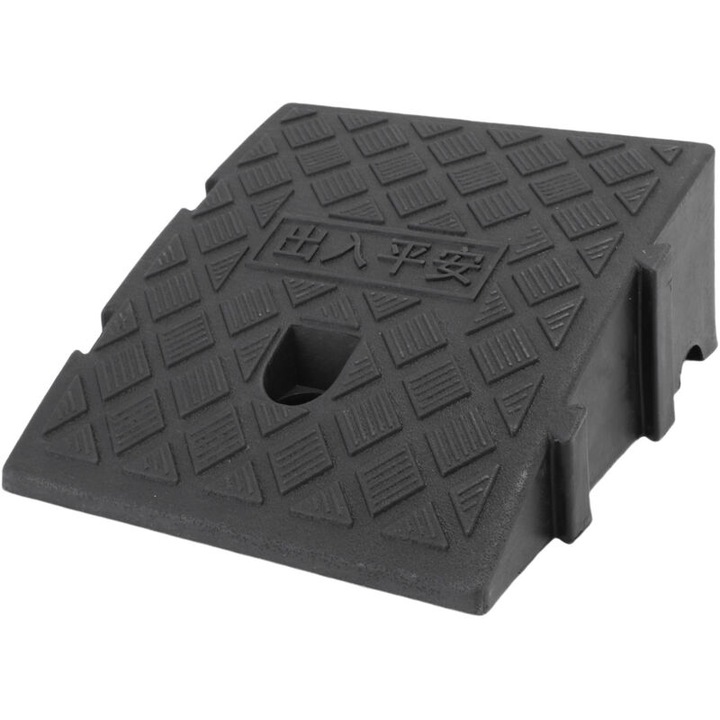 Rampa curba din PVC, capacitate 2200 lb, pentru incarcare, trotineta, bicicleta, motocicleta