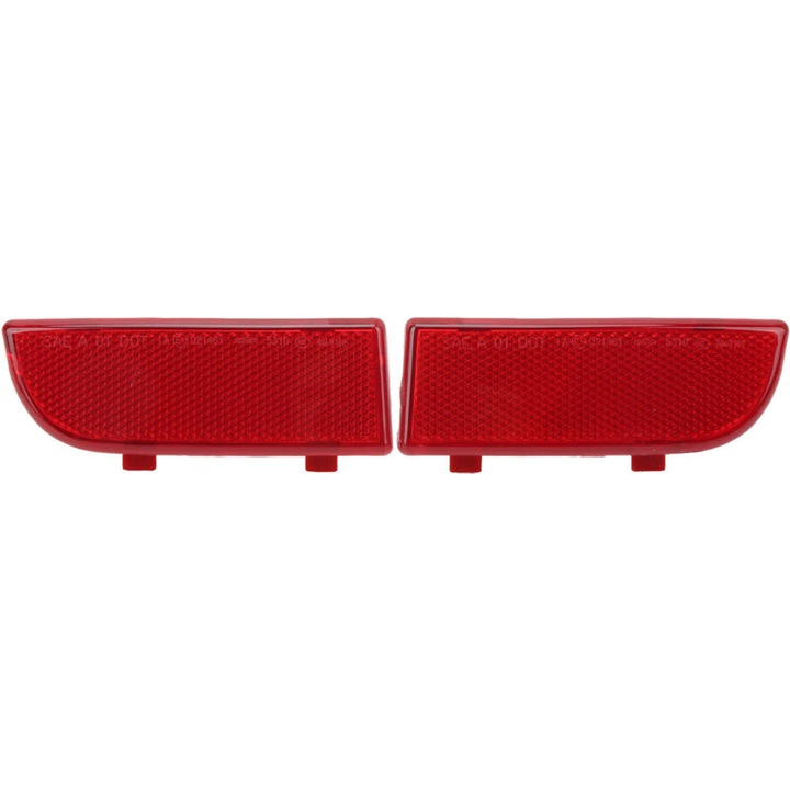 Reflectoare spate pentru bara de protectie Mercedes-Benz Vito W639, set stanga si dreapta, rosu