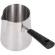 Ibric turcesc 600ml, otel inoxidabil, rezistent la temperaturi ridicate, dimensiuni 11.3x9x9cm