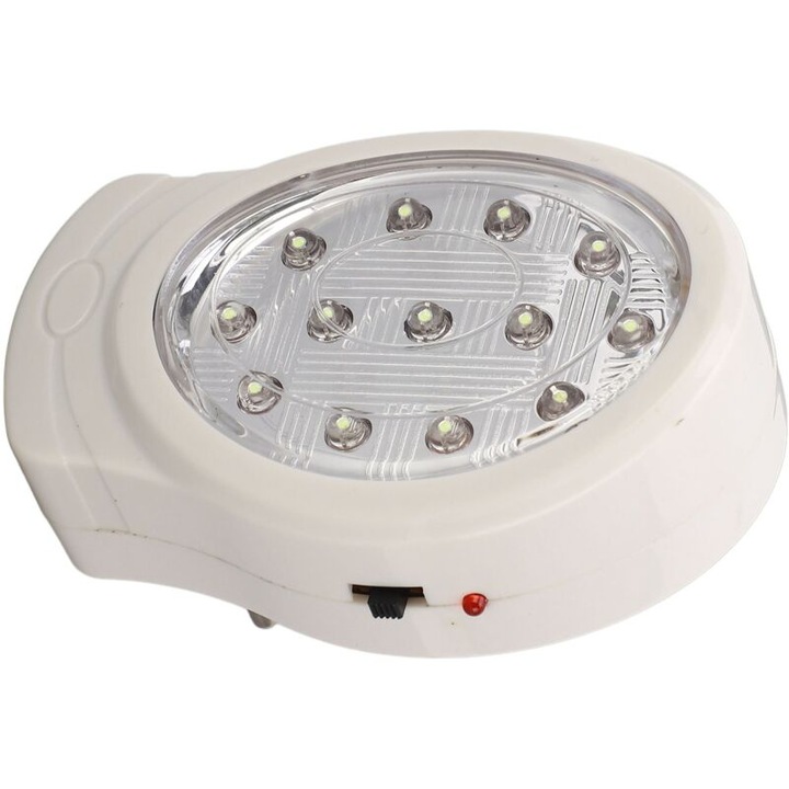 LED vészvilágítás 2W, hideg fehér, újratölthető, 700mAh, EU típus