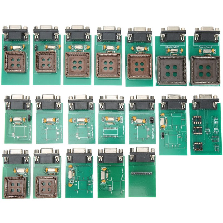 19 darab programozó klip/csipesz készlet UPA EEPROM-hoz, kompatibilis az összes USB programozóval